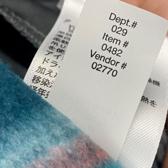 EDDIE BAUER Mens Green Orange Striped 1/4 Button Fleece Mock Neck Sweater US 2XL - Picture 8 of 9